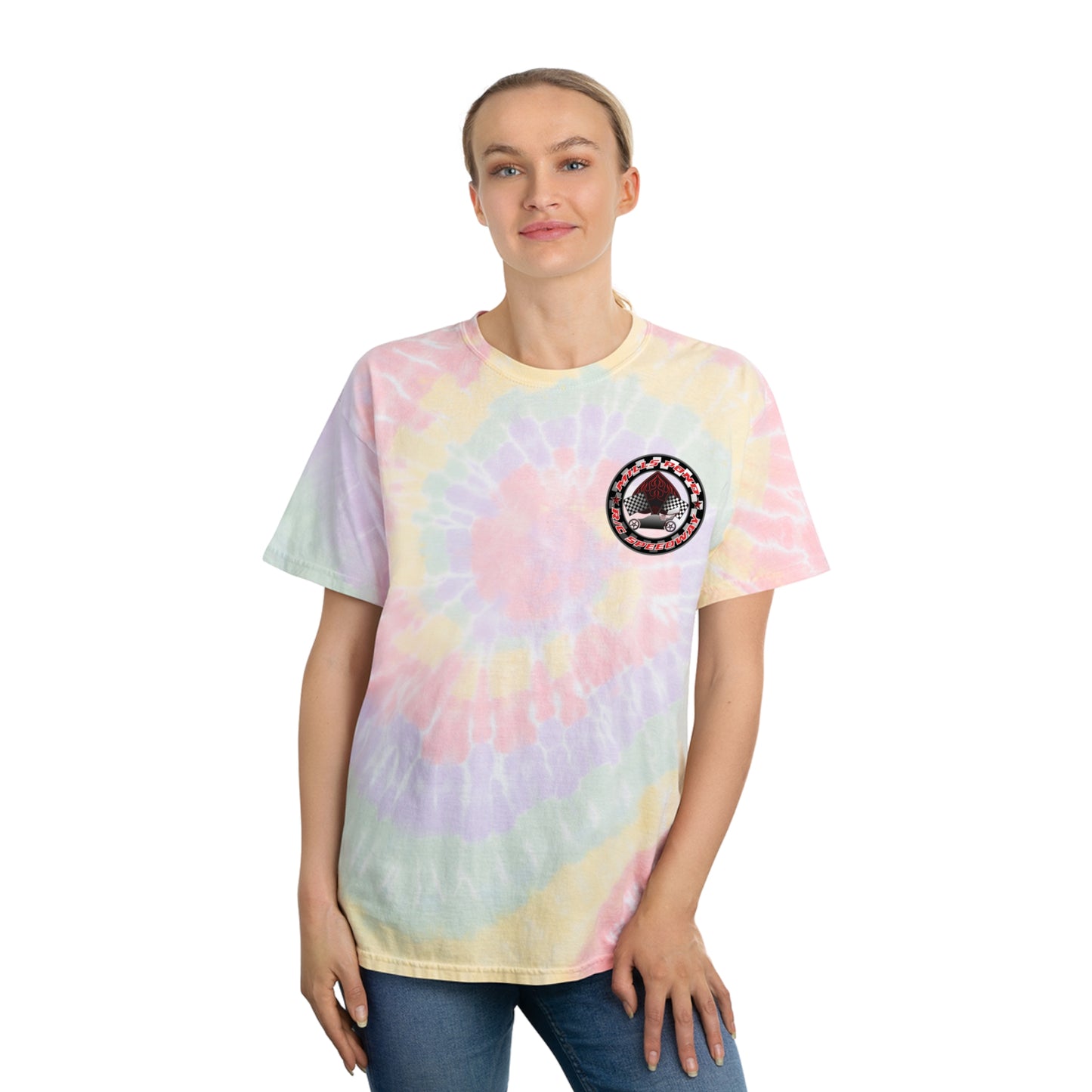 Mills Pond RC Speedway Tie-Dye Tee, Espiral