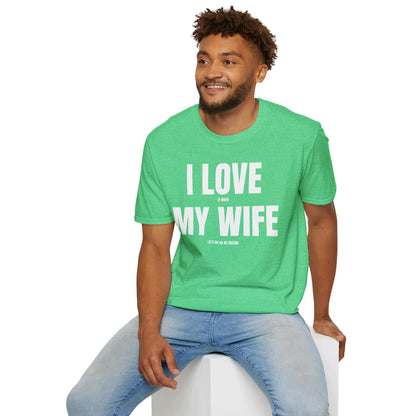 Funny RC Racing T Shirt for Men, I Love It When My Wife Lets Me Go RC Racing Unisex Softstyle T-Shirt