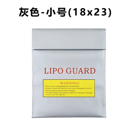 Lipo Battery Safety Bag 185x75x60mm Mini Waterproof Fireproof Explosion-Proof Portable for FPV Racing Drones